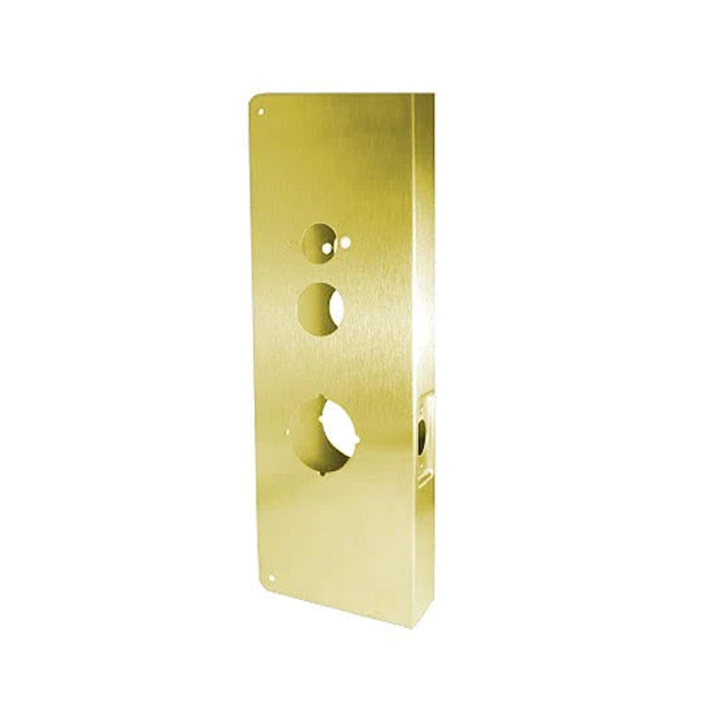 Don-Jo - 15-PB-CW - Wrap Around with 15" Height and 2-3/4" Backset - PB (Bright Brass Finish-605)