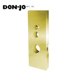 Don-Jo - 15-PB-CW - Wrap Around with 15" Height and 2-3/4" Backset - PB (Bright Brass Finish-605)