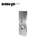 Don-Jo - 15-S-CW - Wrap Around Plate 22 Gauge Stainless Steel 15" Height and 5-1/8" Width with 2-3/4" Backset - S (Satin Stainless Steel Finish-630)