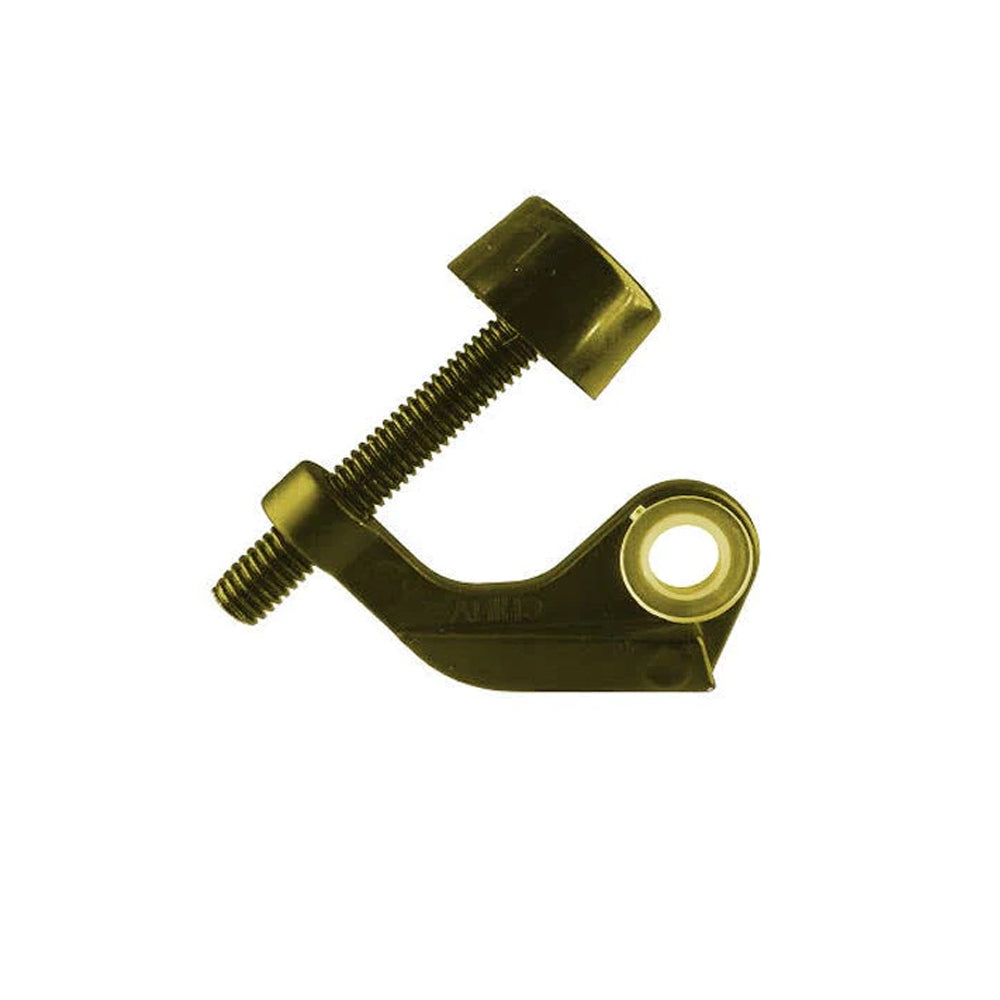 Don-Jo - 1503-605 - Hinge Pin Stop with Cast Zinc and 70 to 100 Deg. - 605 (Bright Brass Finish)