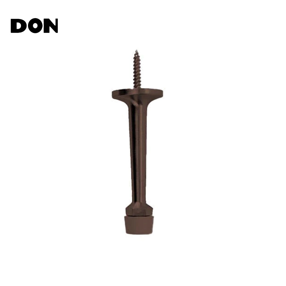 Don-Jo - 1506-613 - Rigid Base Stop with Cast Brass 1 Base and 3-1/4 Projection - 613 (Oil Rubbed Bronze Finish)