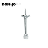 Don-Jo - 1506-619 - Rigid Base Stop with Cast Brass 1 Base and 3-1/4 Projection - 619 (Satin Nickel Plated Finish)