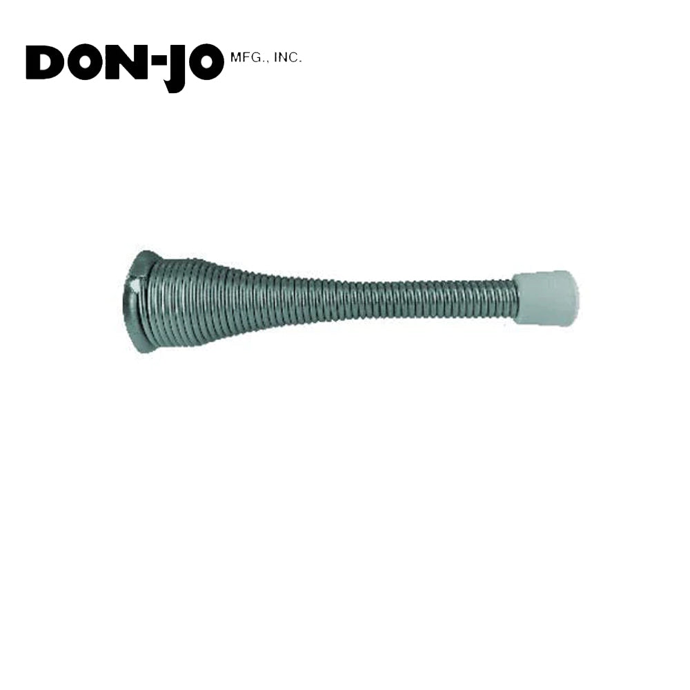 Don-Jo - 1510-626 - Spring Base Stop with Spring Steel 1 Base and 3-3/4 Projection - 626 (Satin Chromium Plated)