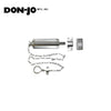 Don-Jo - 1540-CP - Chain Bolt 6" Length and 3" Width - CP (Bright Chrome Finish)