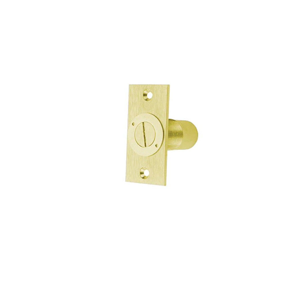 Don-Jo - 1570-605 - Dust Proof Strike Faceplate with 2-7/8 Width and 2-1/4 Length - 605 (Bright Brass Finish)