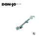 Don-Jo - 1582-626 - Surface Bolt Furnished with Rim and Mortise Strikes and 8 Length - 626 (Satin Chromium Plated)