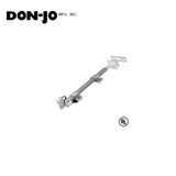 Don-Jo - 1582-630 - Surface Bolt Furnished with Rim and Mortise Strikes and 8 Length - 630 (Satin Stainless Steel Finish)