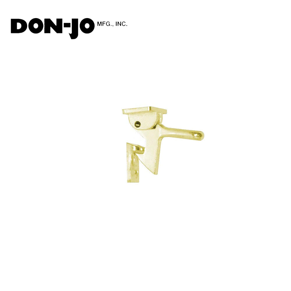 Don-Jo - 1590-605 - Elbow Catch with Cast Aluminum - 605 (Bright Brass Finish)