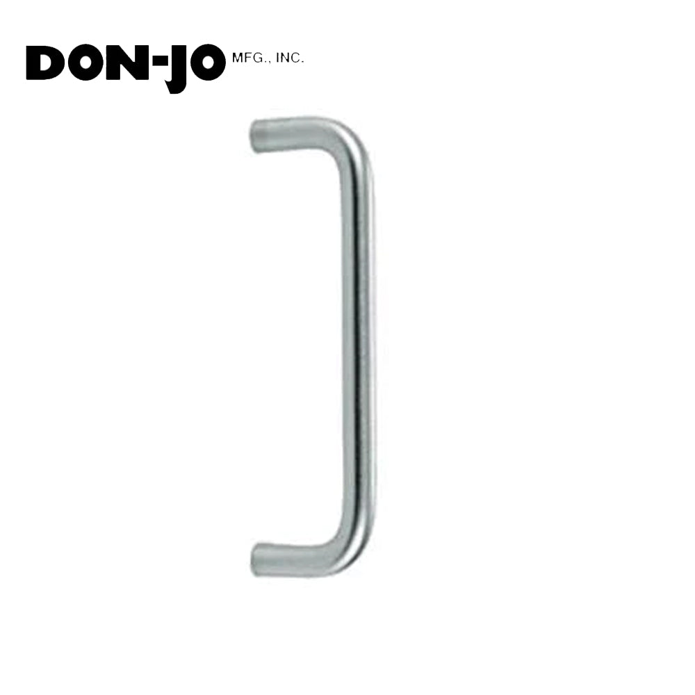 Don-Jo - 16-628 - Door Pull with 8 CTC and ANSI: J401 - 628 (Satin Aluminum Clear Anodized Finish)