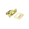 Don-Jo - 1700-605 - Roller Latch Full Lip Strike with Adjustable from the Front 3-3/8 Length and 1 Width - 605 (Bright Brass Finish)