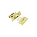 Don-Jo - 1704-605 - Magnetic Catches with 3-3/8 Length and 1-5/8 Width - 605 (Bright Brass Finish)