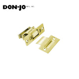 Don-Jo - 1704-605 - Magnetic Catches with 3-3/8 Length and 1-5/8 Width - 605 (Bright Brass Finish)