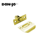 Don-Jo - 1710-605 - Roller Latch 3-3/8 Length and 7/8 Width - 605 (Bright Brass Finish)