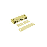 Don-Jo - 1722-605 - Magnetic Catches with 3-1/8 Length and 1 Width - 605 (Bright Brass Finish)