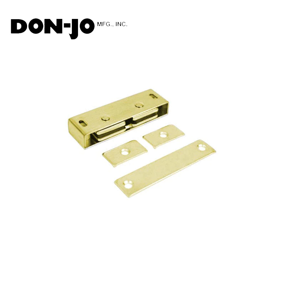 Don-Jo - 1722-605 - Magnetic Catches with 3-1/8 Length and 1 Width - 605 (Bright Brass Finish)