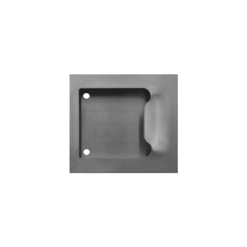 Don-Jo - 1846-630 - Flush Cup Pull Plate - 630 (Satin Stainless Steel Finish)