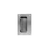 Don-Jo - 1850-630 - Flush Cup Pull Plate - 630 (Satin Stainless Steel Finish)