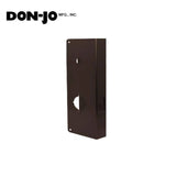 Don-Jo - 19-10B-CW - Wrap Around Plate 22 Gauge Steel 15 Height and 5-1/8 Width with 2-3/4 Backset - 10B (Oil Rubbed Bronze Finish-613)