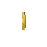 Don-Jo - 2-SS-BP - ANSI Security Strike 13 Gauge Steel with 4-7/8Height and 1-1/4 Width - BP (Bright Brass Plated Clear Coated Finish)