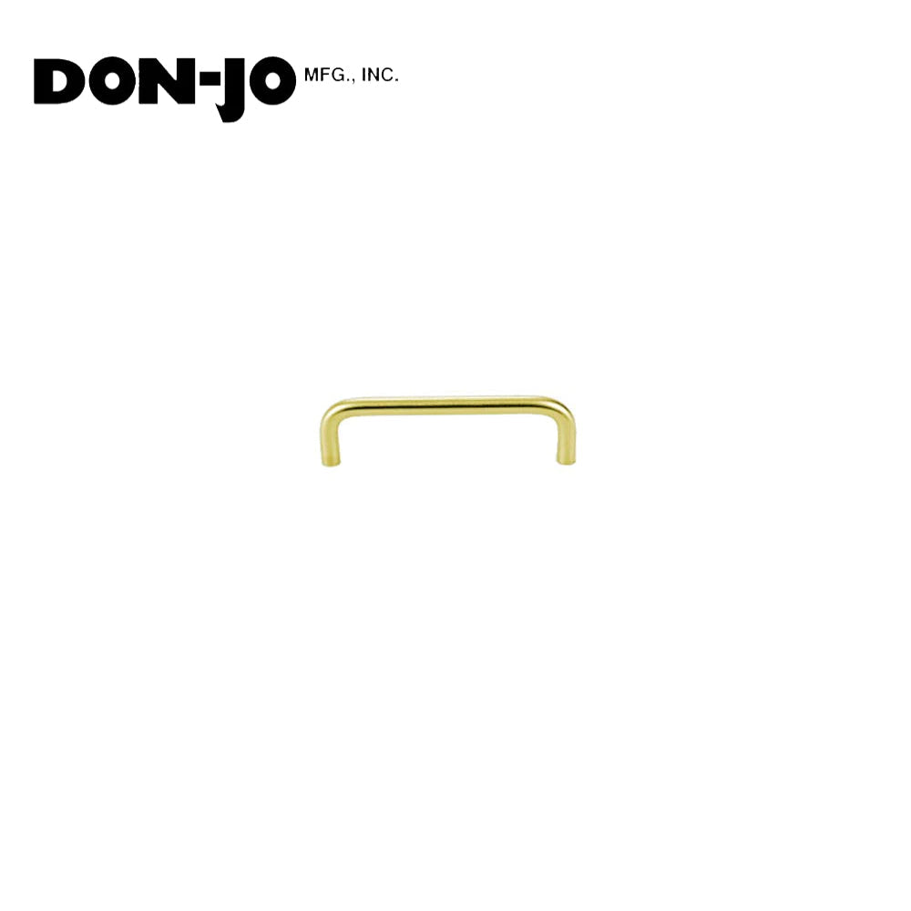 Don-Jo - 20-605 - Door Pull with 10 CTC - 605 (Bright Brass Finish)