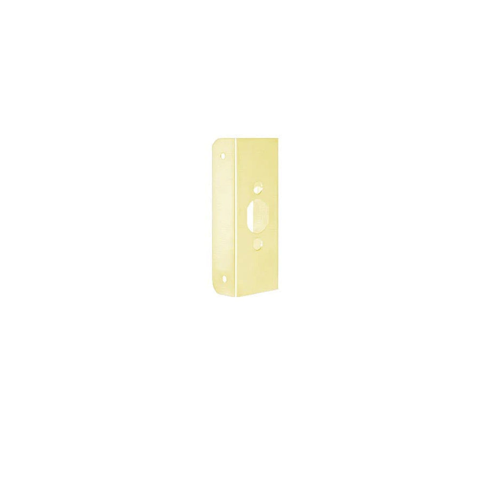 Don-Jo - 20-AB-FE - Wrap Around Plate 22 Gauge Steel 4-1/2 Height and 1 Width - AB (Satin Brass Finish-609)