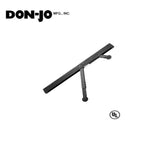 Don-Jo - 2040 - Steel Universal Door Coordinator - 622 (Flat Black Coated)