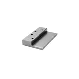 Don-Jo - 2050 - Mounting Bracket for Stop Mounted Hardware - 628 (Satin Aluminum Clear Anodized Finish)