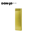 Don-Jo - 20B-PB-CW - Wrap Around Plate 22 Gauge Steel 20 Height and 5-1/8 Width - PB (Bright Brass Finish-605)