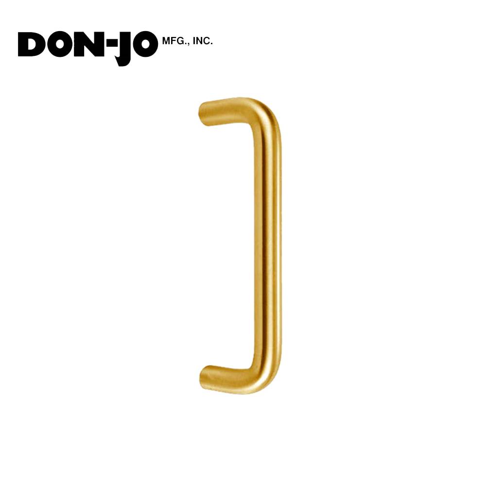 Don-Jo - 21-605 - Door Pull - 1 Diameter and 12 CTC - 605 (Bright Brass Finish)