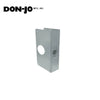 Don-Jo - 212-S-CW - Wrap Around Plate 22 Gauge Steel 9" Height and 4-1/4" Width with 2-3/4" Backset - S (Satin Stainless Steel Finish-630)