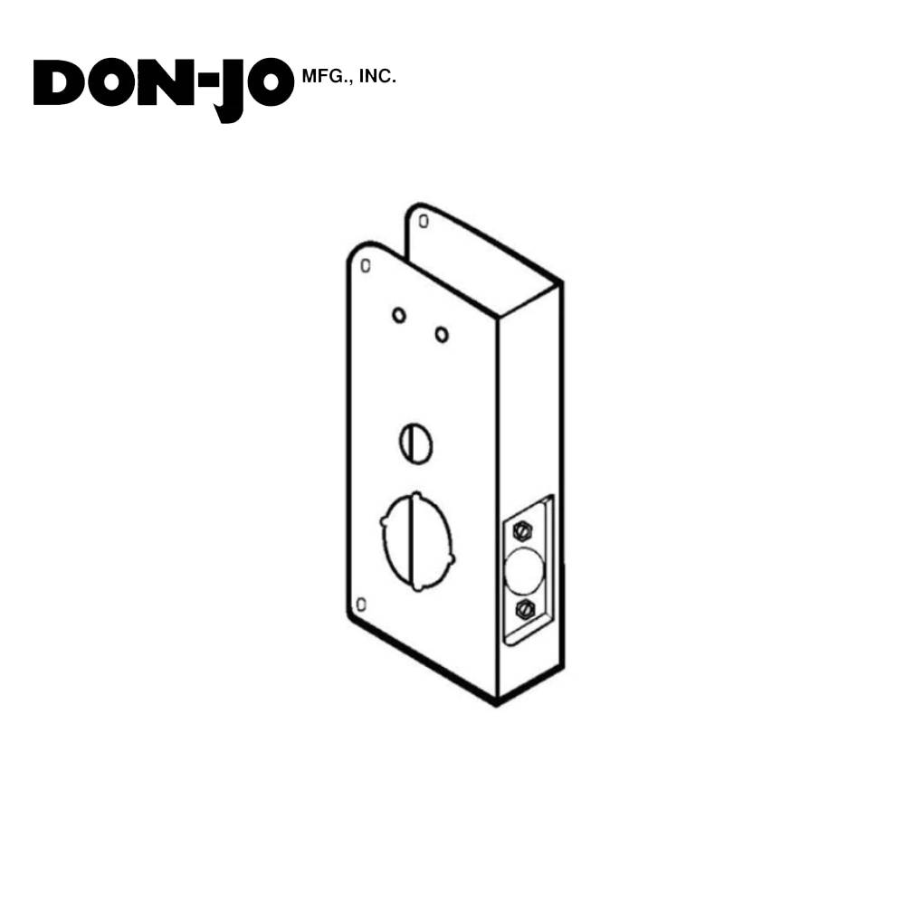 Don-Jo - 23-S-CW - Wrap Around with 9 Height and 2-3/4 Backset - 630 (Satin Stainless Steel Finish)