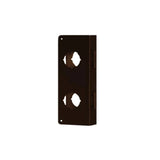 Don-Jo - 256-BZ-CW - Wrap Around Plate for Double Locks 22 Gauge Steel 12 Height and 4 Width with 2-3/8 Backset - BZ (Satin Bronze Finish-612)