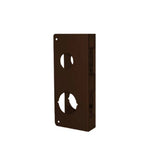 Don-Jo - 264-BZ-CW - Wrap Around Plate for Double Locks 22 Gauge Steel 9 Height and 4 Width with 2-3/8 Backset - BZ (Satin Bronze Finish-612)