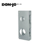 Don-Jo - 264-S-CW - Wrap Around Plate for Double Locks 22 Gauge Steel 9 Height and 4 Width with 2-3/8 Backset - S (Satin Stainless Steel Finish-630)