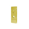 Don-Jo - 26CO-PB-CW - Wrap Around Plate 22 Gauge Steel 16-5/8 Height and 5-1/8 Width with 2-3/4 Backset - PB (Bright Brass Finish-605)