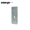 Don-Jo - 26CO-S-CW - Wrap Around Plate 22 Gauge Steel 16-5/8 Height and 5-1/8 Width with 2-3/4 Backset - S (Satin Stainless Steel Finish-630)