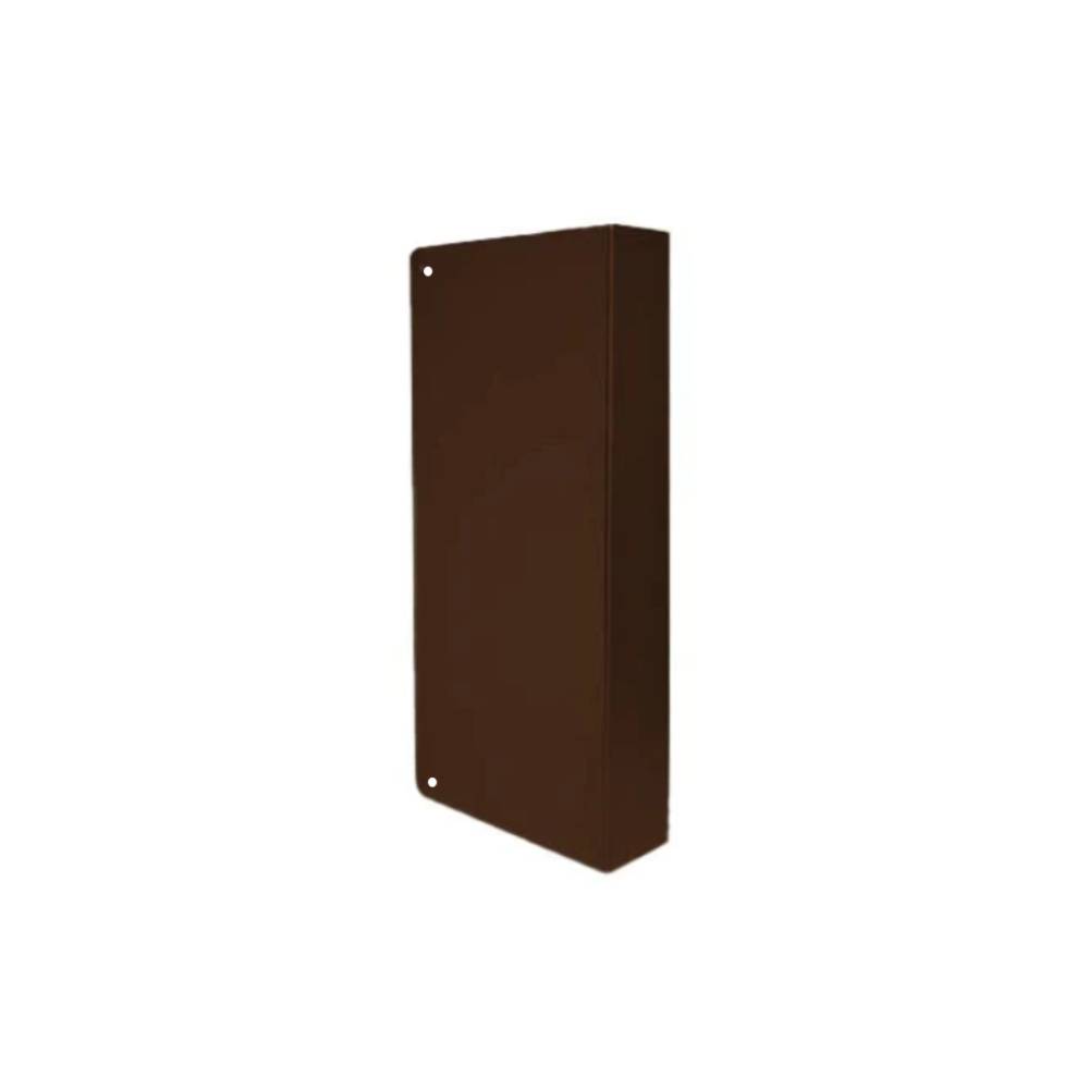 Don-Jo - 30-BZ-CW - Wrap Around Cover Plate 22 Gauge Steel 9 Height and 4-1/4 Width - BZ (Satin Bronze Finish-612)