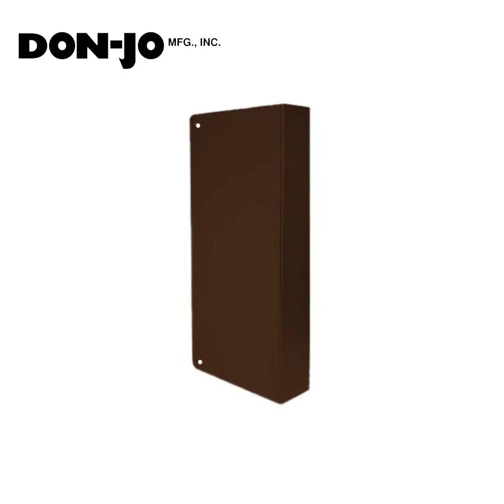 Don-Jo - 30-BZ-CW - Wrap Around Cover Plate 22 Gauge Steel 9 Height and 4-1/4 Width - BZ (Satin Bronze Finish-612)