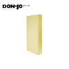 Don-Jo - 30-PB-CW - Wrap Around Cover Plate 22 Gauge Steel 9 Height and 4-1/4 Width - PB (Bright Brass Finish-605)