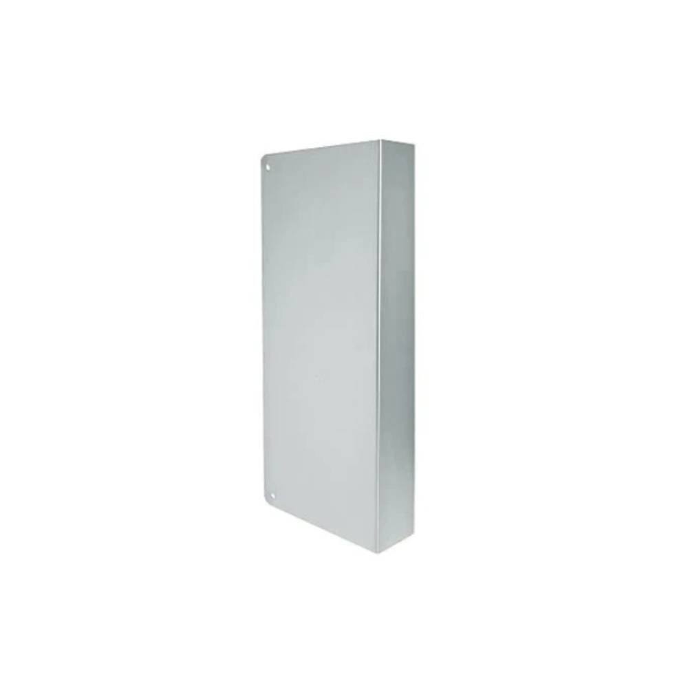 Don-Jo - 30-S-CW - Wrap Around Cover Plate 22 Gauge Steel 9 Height and 4-1/4 Width - S (Satin Stainless Steel Finish-630)