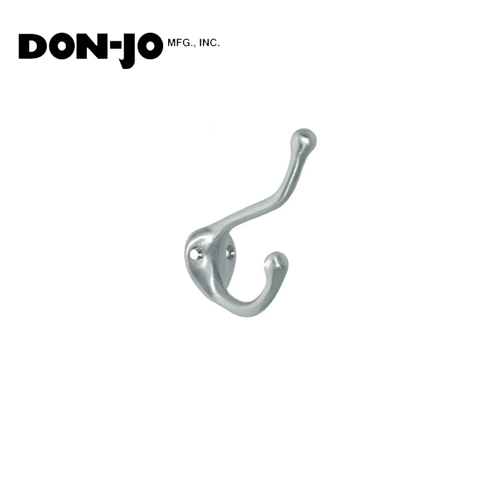 Don-Jo - 300-625 - Coat Hook Double Hook (Side by Side) - 625 (Bright Chromium Plated)