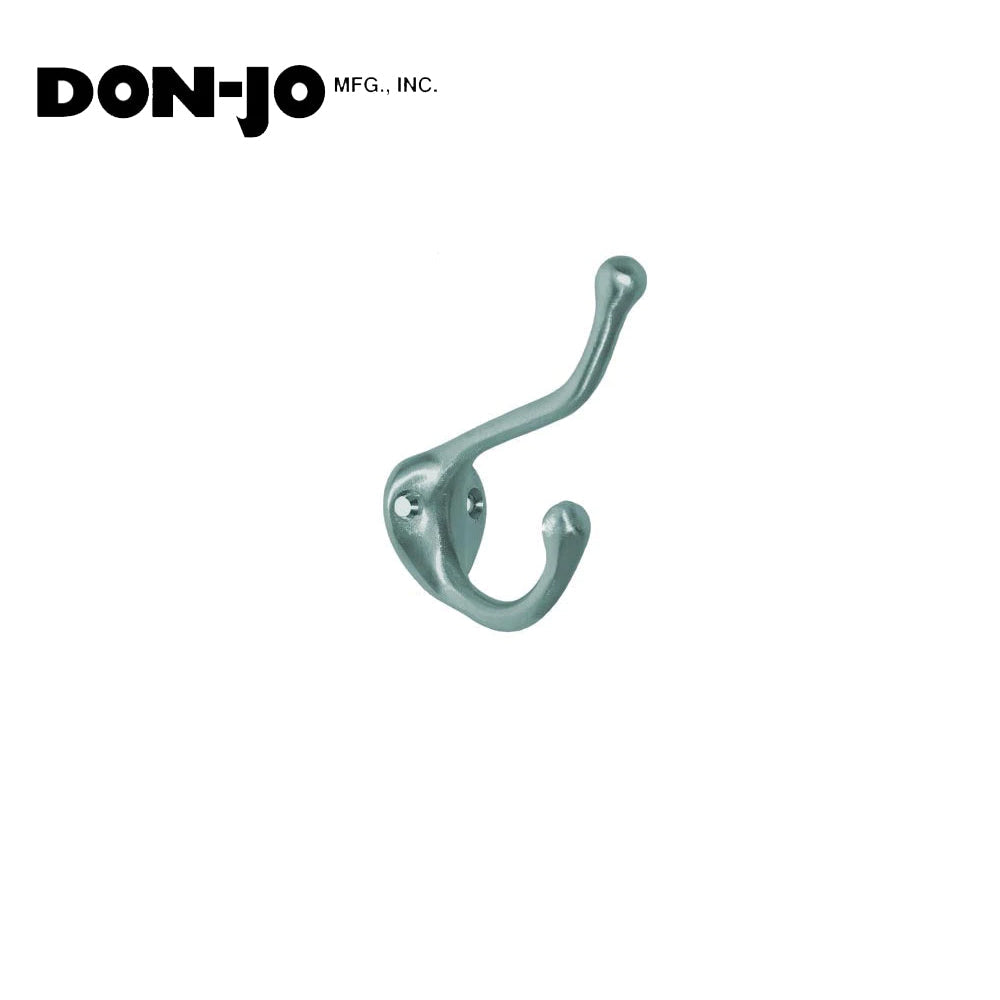 Don-Jo - 300-626 - Coat Hook Double Hook (Side by Side) - 626 (Satin Chromium Plated)