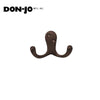 Don-Jo - 302-613 - Coat Hook Double Hook (Side by Side) - 613 (Oil Rubbed Bronze Finish)