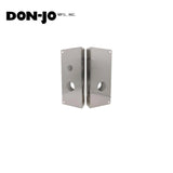 Don-Jo - 4020-RH-S-CW - Wrap Around Plate 22 Gauge Steel 12 Height and 5-1/8 Width with 2-3/4 Backset - S (Satin Stainless Steel Finish-630)