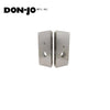 Don-Jo - 4020T-LH-S-CW - Wrap Around Plate 22 Gauge Steel 12 Height and 5-1/8 Width with 2-3/4 Backset - S (Satin Stainless Steel Finish-630)