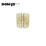 Don-Jo - 4020T-RHR-BZ-CW - Wrap Around Plate 22 Gauge Steel 12 Height and 5-1/8 Width with 2-3/4 Backset - BZ (Satin Bronze Finish-612)