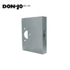 Don-Jo - 4550-S-CW - Wrap Around Plate 22 Gauge Steel 9 Height and 6-1/2 Width with 5 Backset - S (Satin Stainless Steel Finish-630)