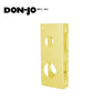 Don-Jo - 481-AB-CW - Wrap Around Plate for Double Locks 22 Gauge Steel 9 Height and 4-1/4 Width with 2-3/4 Backset - AB (Satin Brass Finish-609)