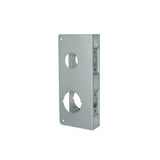 Don-Jo - 481-S-CW - Wrap Around Plate for Double Locks 22 Gauge Steel 9 Height and 4-1/4 Width with 2-3/4 Backset - S (Satin Stainless Steel Finish-630)