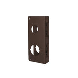 Don-Jo - 484-10B-CW - Wrap Around Plate for Double Locks 22 Gauge Steel 9 Height and 4-1/4 Width with 2-3/4 Backset - 10B (Oil Rubbed Bronze Finish-613)